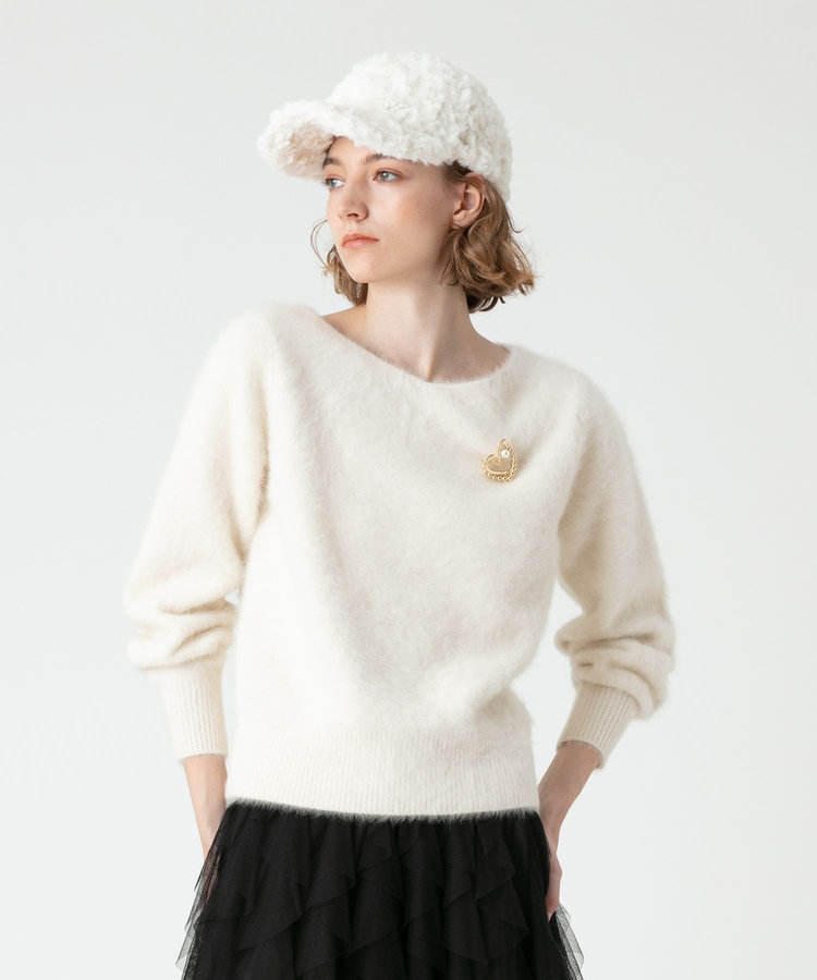 【LOULOU WILLOUGHBY】WOOLカシミヤ2WAY プルオーバー|allureville OFFICIAL SITE / ONLINE  SHOP｜アルアバイル オフィシャル サイト