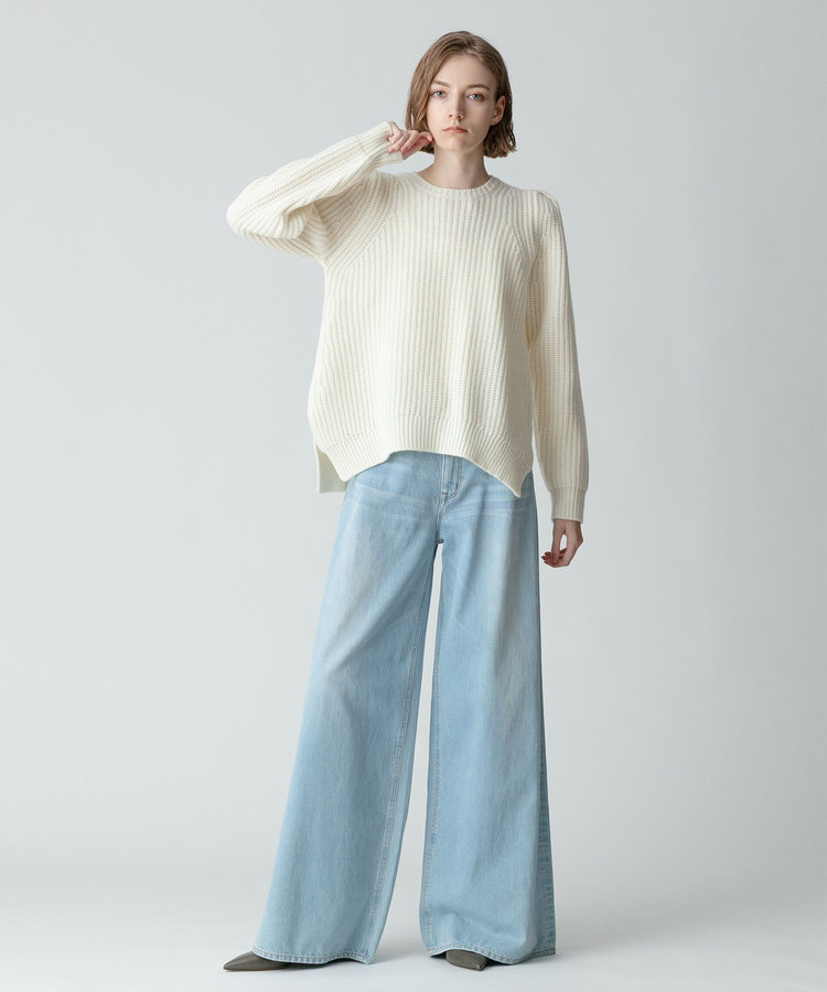 allureville 片畦イレヘムプルオーバー オフホワイト (02)