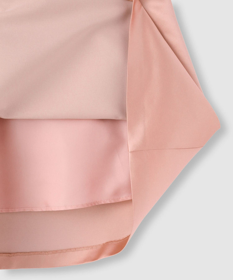 LOULOU WILLOUGHBY 【LOULOU WILLOUGHBY】ヘビーサテンタックスカート ピンク (41)