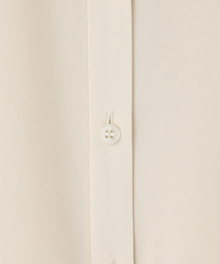 allureville ジョーゼットオーバーラップブラウス ベージュ (11)