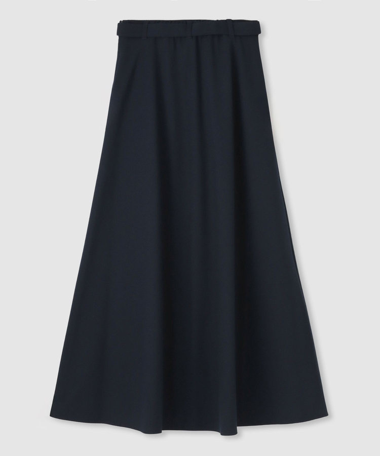 allureville サキソニーベルテッドナロースカート ネイビー (65)