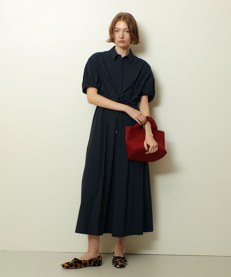 allureville ドロストシャツワンピース ネイビー (65)