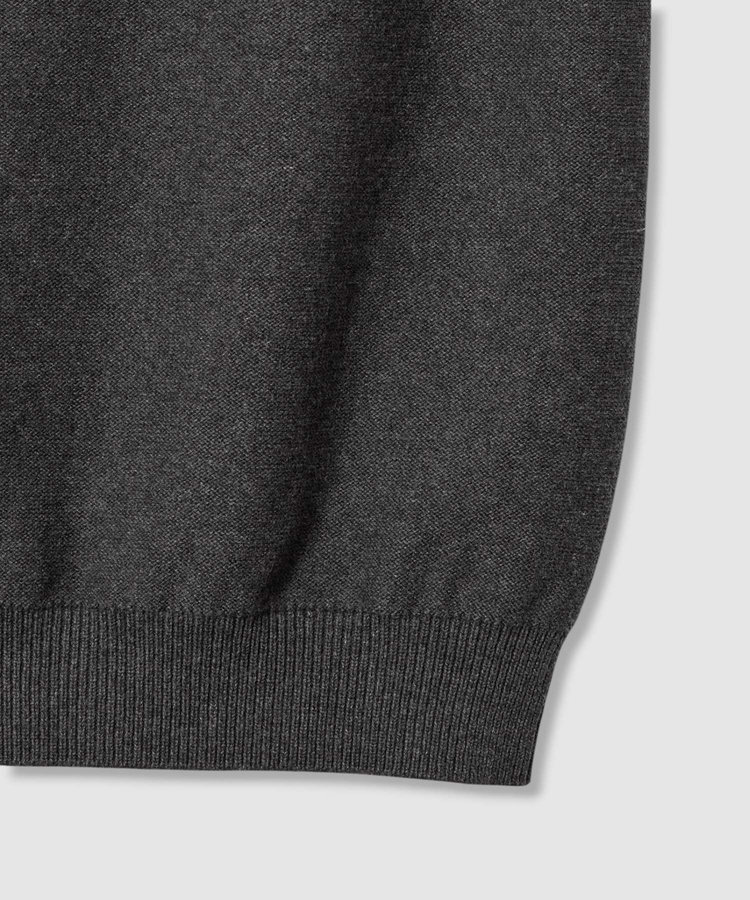 allureville フリンジＪＱロゴプルオーバー チャコールグレー (94)