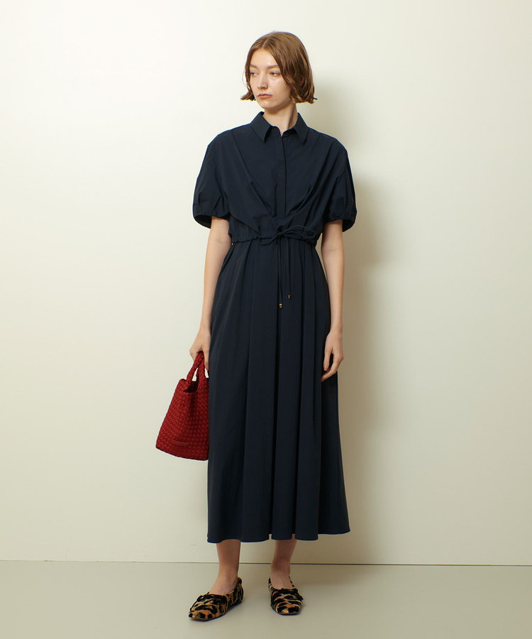 allureville ドロストシャツワンピース ネイビー (65)