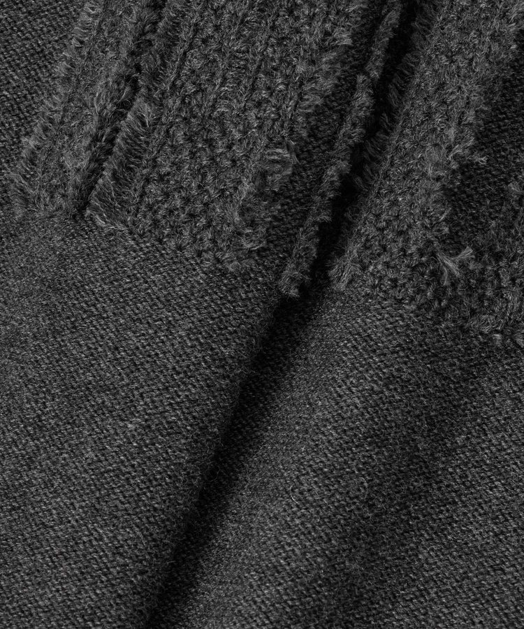 allureville フリンジＪＱロゴプルオーバー チャコールグレー (94)