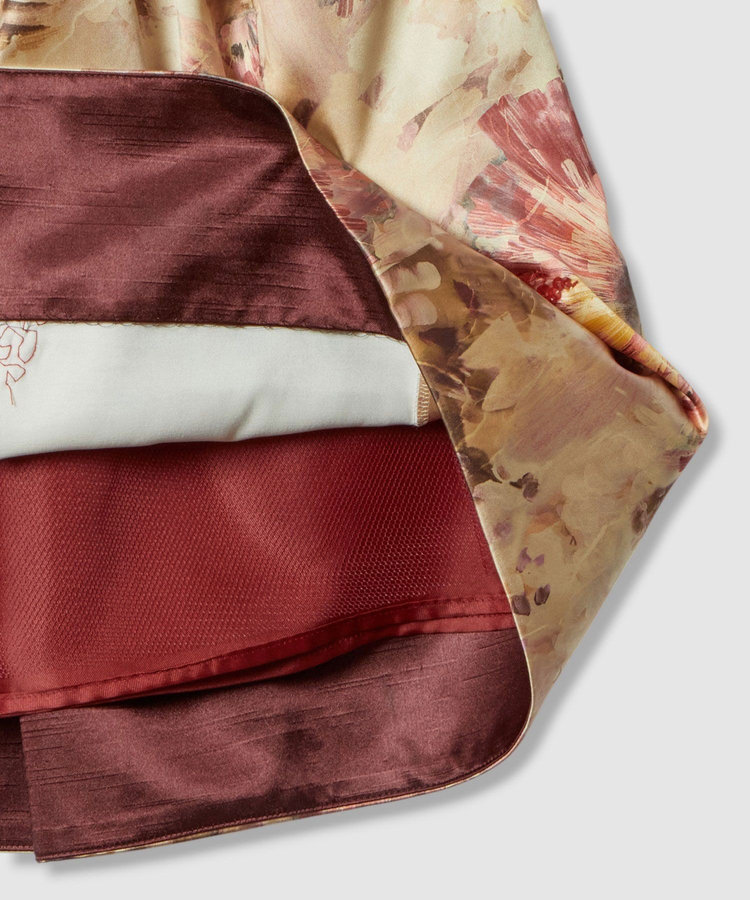 LOULOU WILLOUGHBY 【LOULOU WILLOUGHBY】ＢＨＡＲＡＴ　ＳＩＬＫミニスカート ベージュ系 (19)