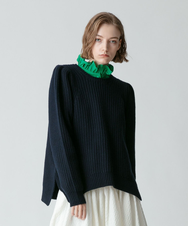 allureville 片畦イレヘムプルオーバー ネイビー (65)