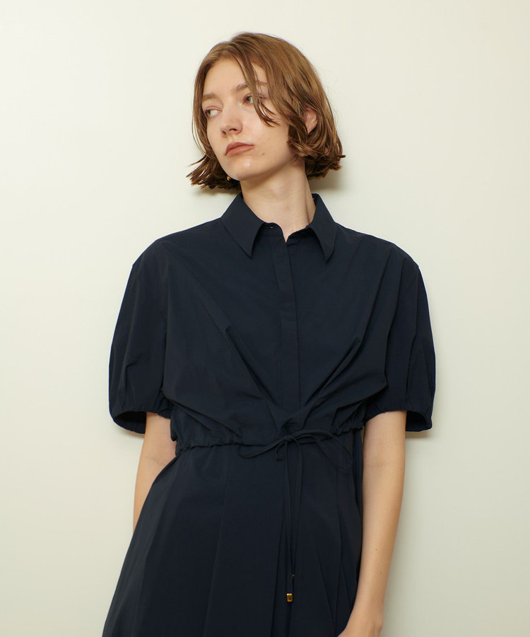 allureville ドロストシャツワンピース ネイビー (65)