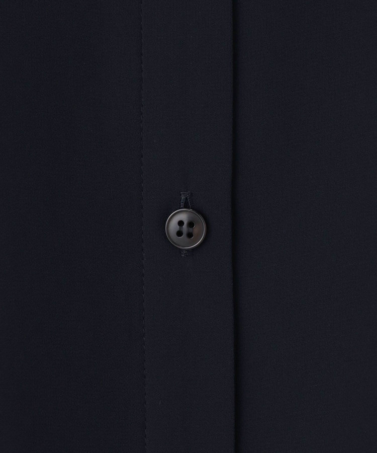 allureville ジョーゼットオーバーラップブラウス ネイビー (65)