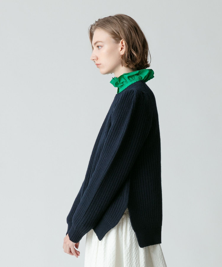 allureville 片畦イレヘムプルオーバー ネイビー (65)