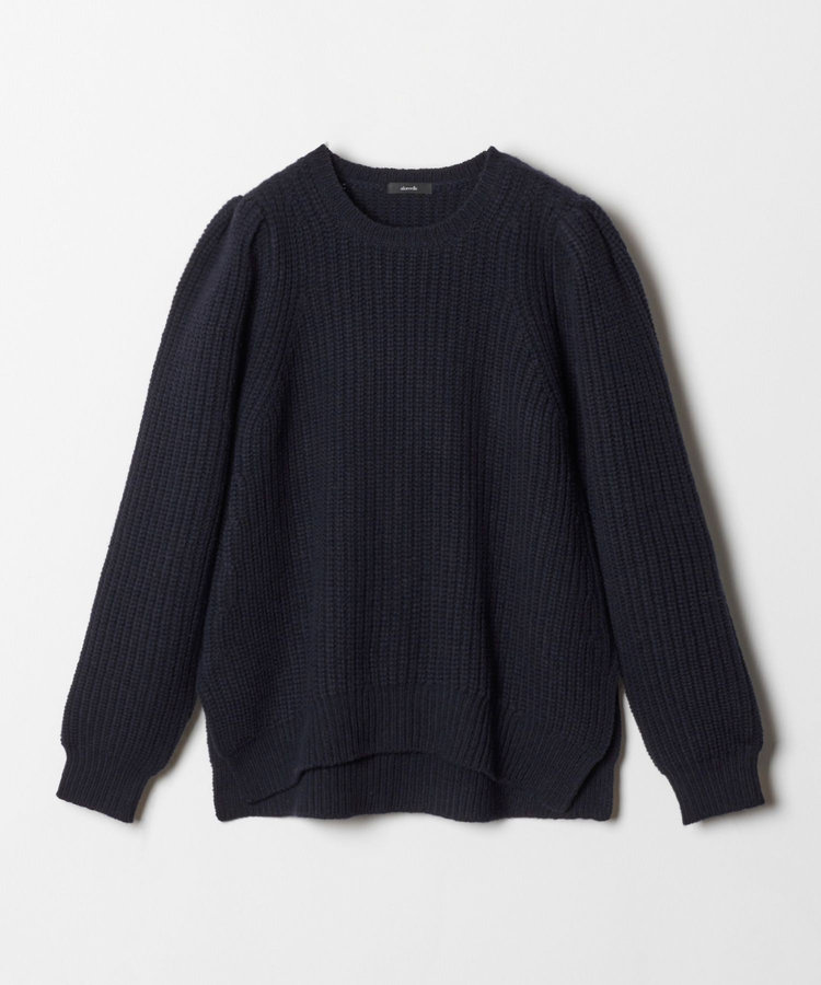 allureville 片畦イレヘムプルオーバー ネイビー (65)