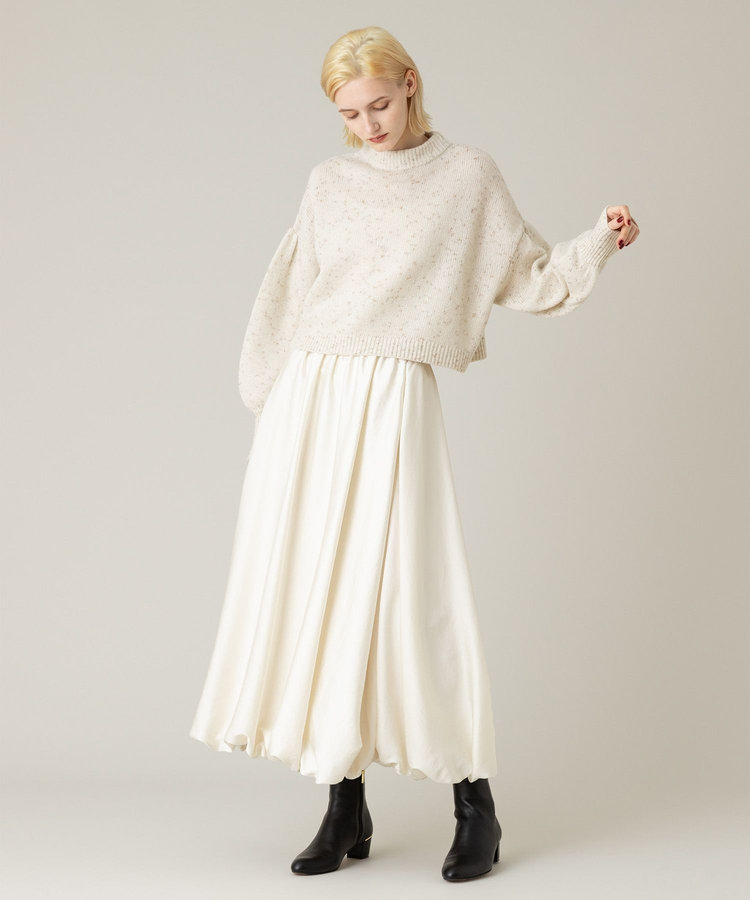 LOULOU WILLOUGHBY 【LOULOU WILLOUGHBY】LINSIEME  プルオーバー オフホワイト (02)