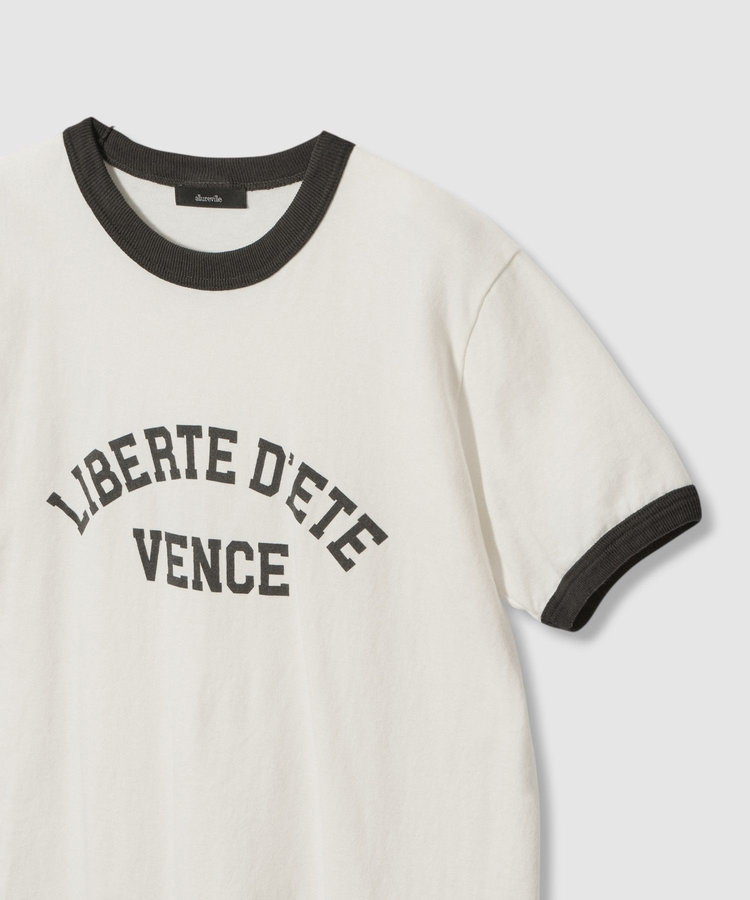 allureville ヴィンテージライクリンガーＴシャツ ブラック (95)