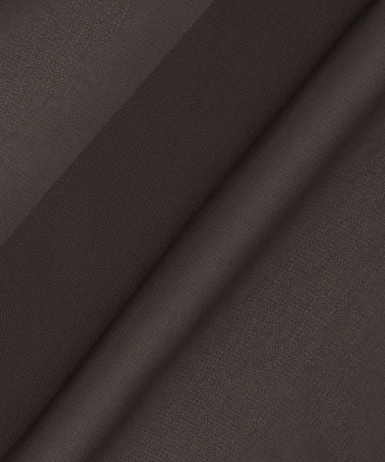 allureville ジョーゼットオーバーラップブラウス ブラウン (81)