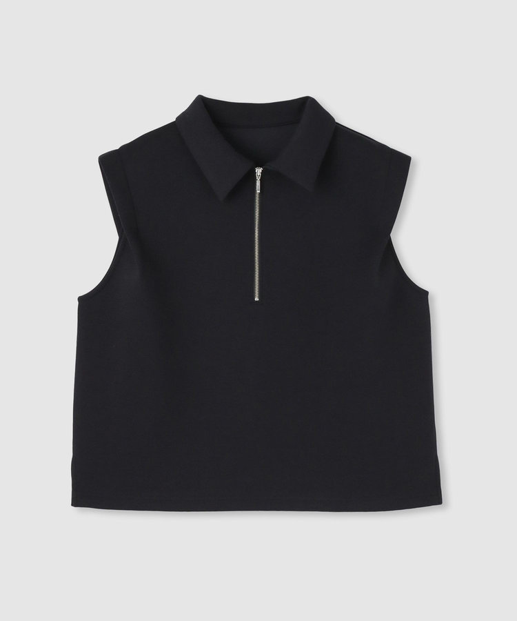 allureville ハーフＺＩＰプルオーバー ブラック (95)