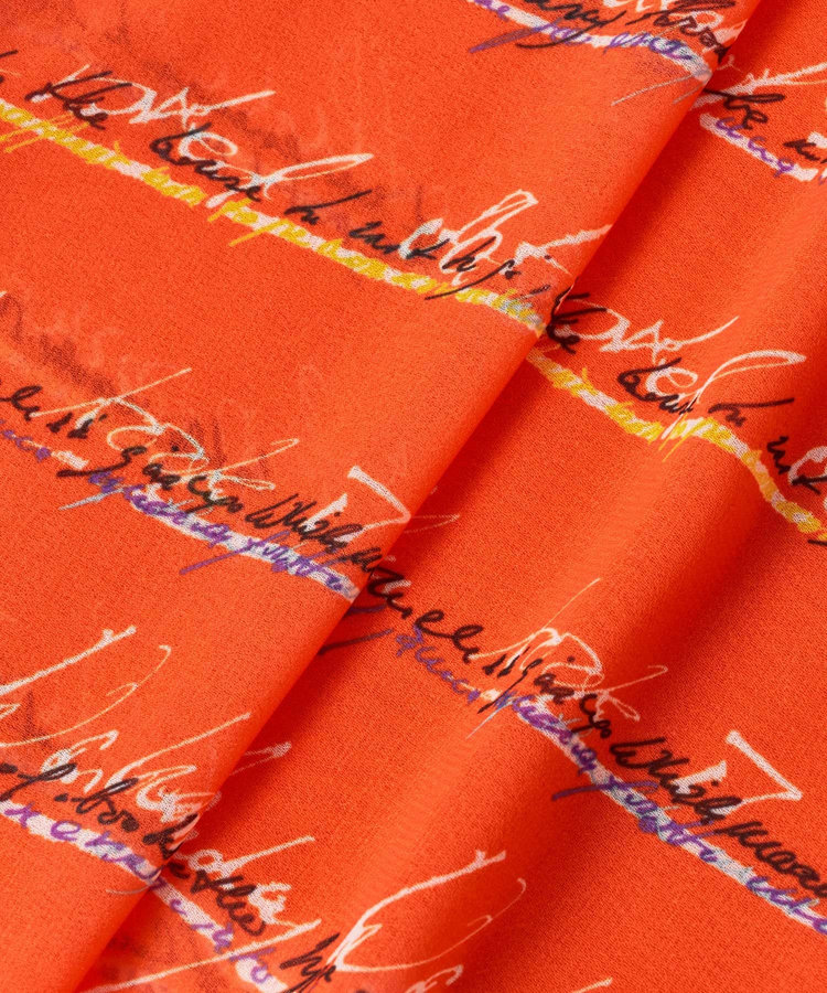 LOULOU WILLOUGHBY 【LOULOU WILLOUGHBY】RATTIレタードボーダーワンピース オレンジ (31)