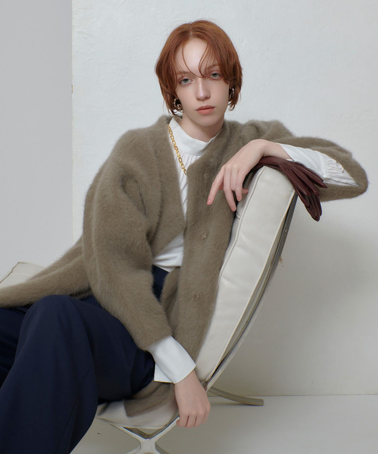 新品◎COLLAGE GALLARDAGALANTE◎エアリーニットコーディガン シアリングニットコーディガン|allureville OFFICIAL SITE