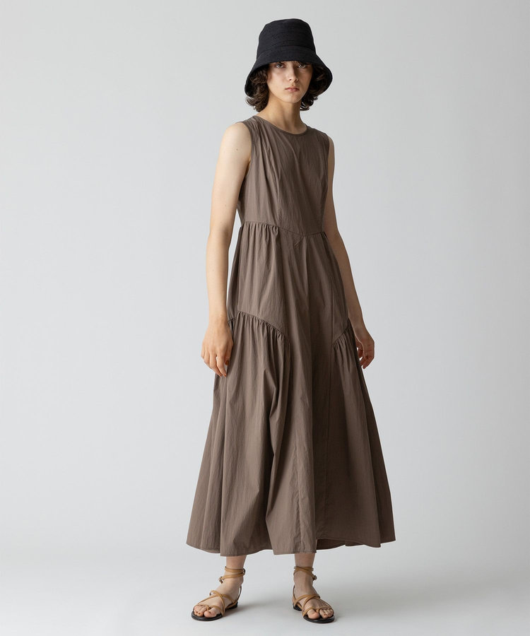 allureville クルーティアードワンピース ブラウン (81)