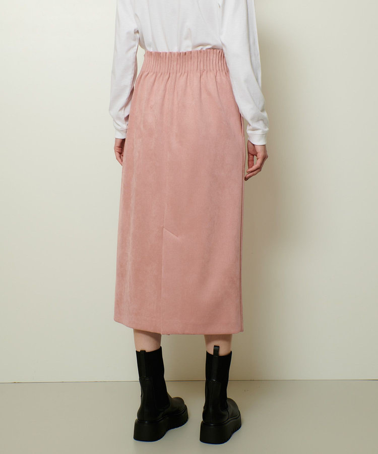 allureville フェイクスエードスカート ピンク (41)