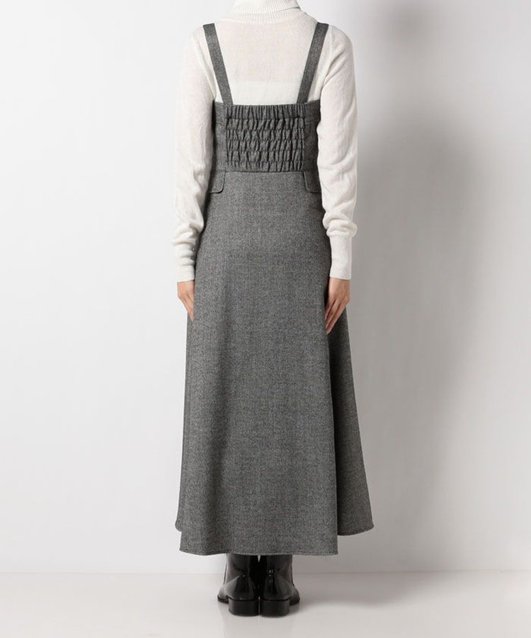 allureville×otonaMUSE】シックツイードサロペットドレス|allureville  