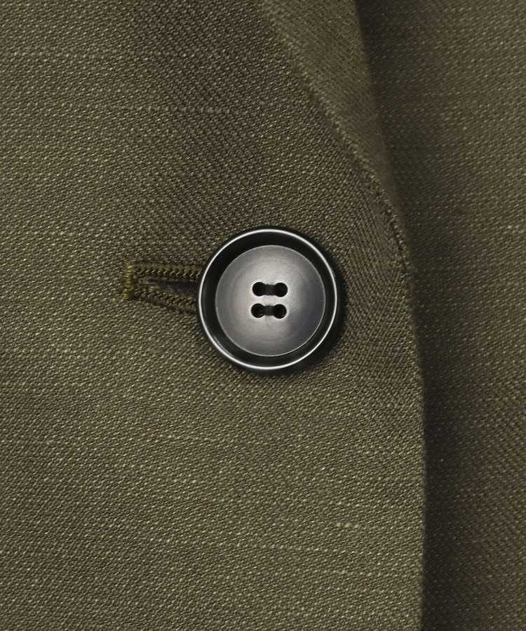 allureville ◇リネンコンシャークスキンハーフスリーブジャケット カーキ (76)