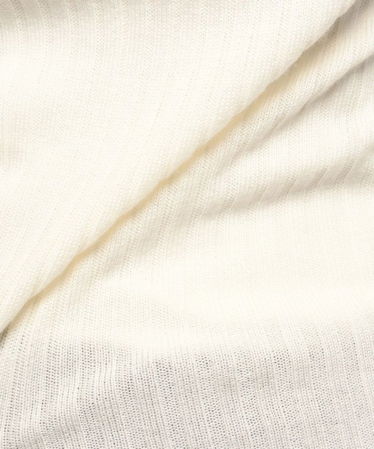 allureville 釦ディティール2WAY ネックリブプルオーバー アイボリー (04)