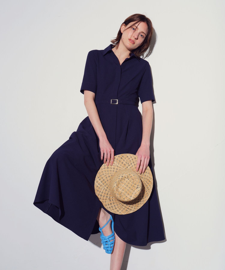 allureville サッカースキッパーシャツワンピース ネイビー (65)