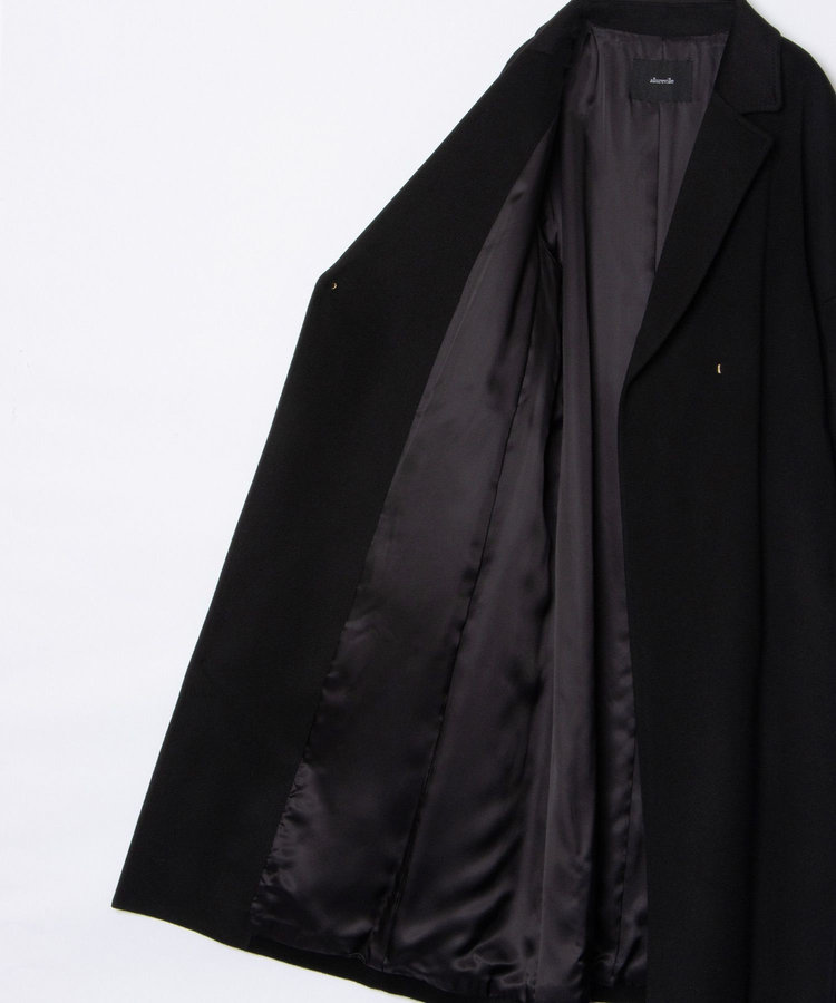 allureville カシミヤビーバーコート ブラック (95)