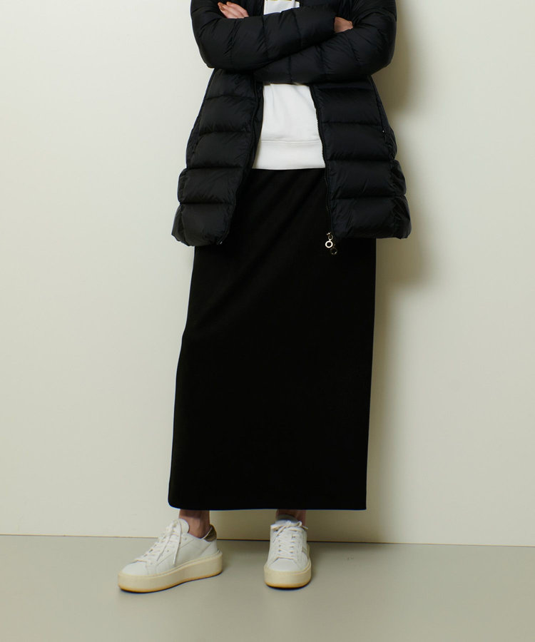 allureville フェイクスエードスカート ブラック (95)