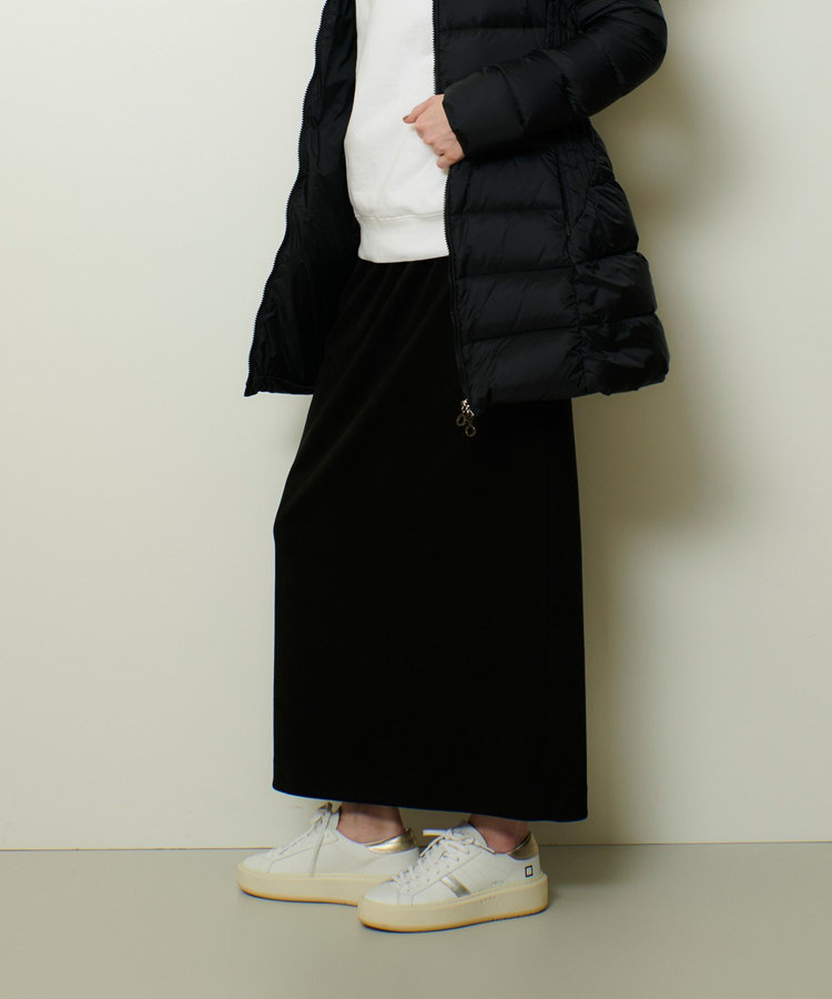 allureville フェイクスエードスカート ブラック (95)