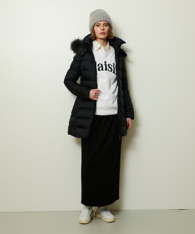 allureville フェイクスエードスカート ブラック (95)