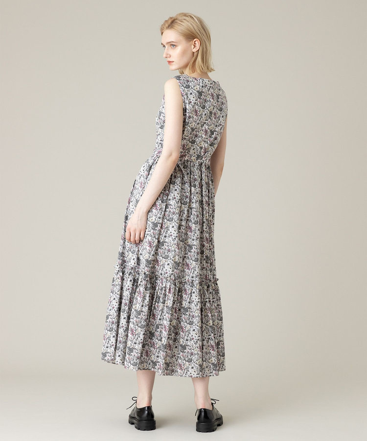 LOULOU WILLOUGHBY 【LOULOU WILLOUGHBY】レイチェルリバティワンピース グレー (92)