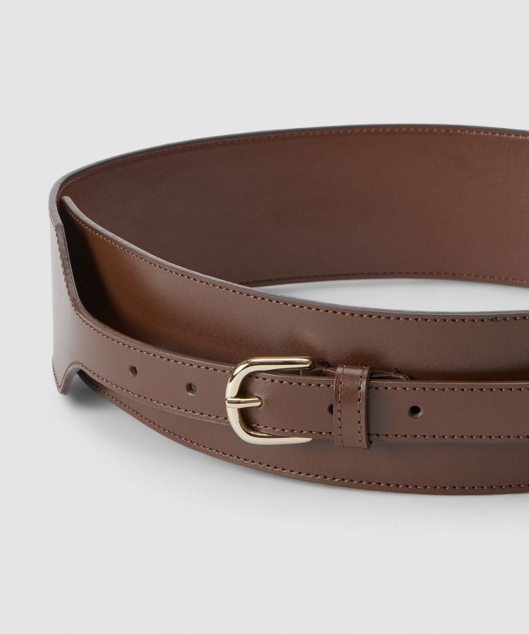 LOULOU WILLOUGHBY 【LOULOU WILLOUGHBY】ワイドベルト ブラウン (81)