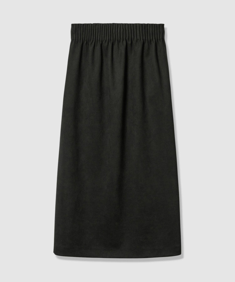 allureville フェイクスエードスカート ブラック (95)