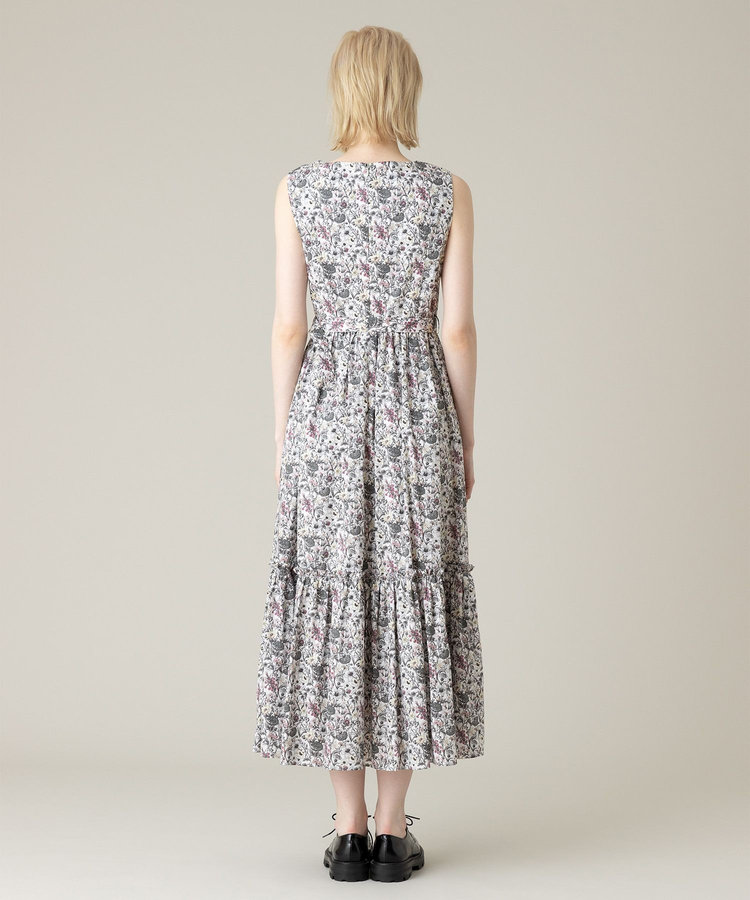 LOULOU WILLOUGHBY 【LOULOU WILLOUGHBY】レイチェルリバティワンピース グレー (92)