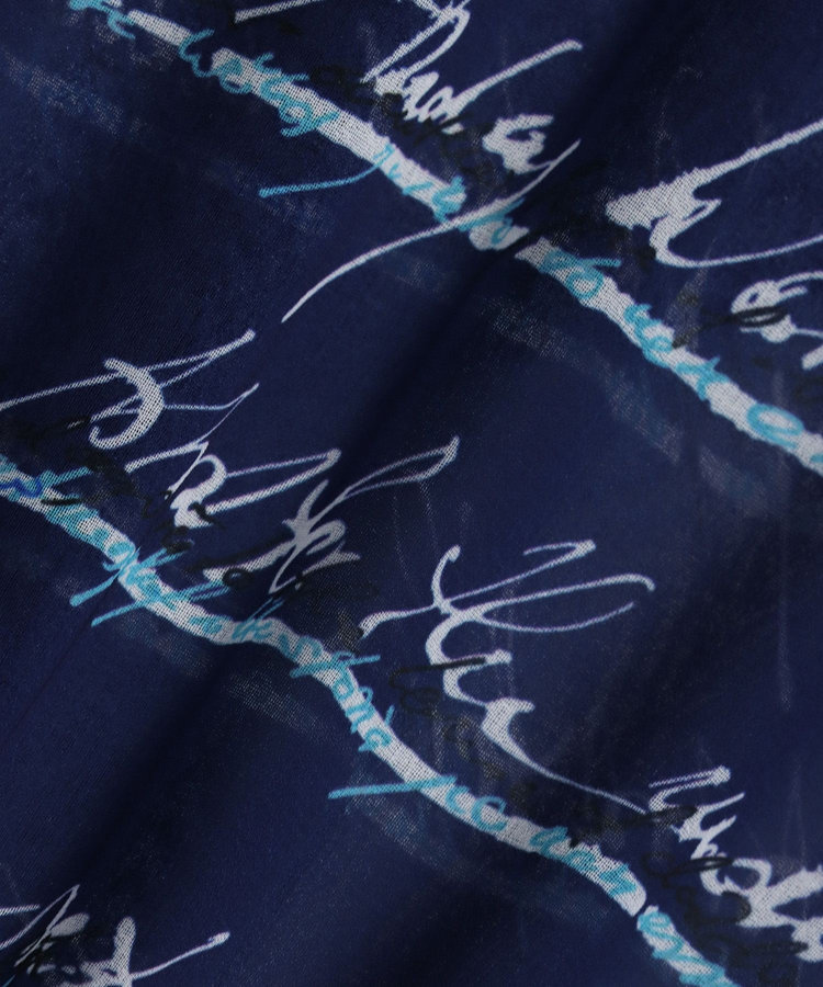 LOULOU WILLOUGHBY 【LOULOU WILLOUGHBY】RATTIレタードボーダーワンピース ネイビー (65)