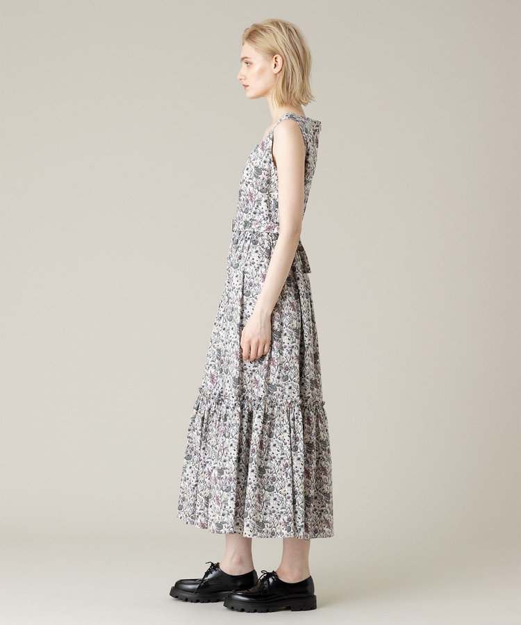 LOULOU WILLOUGHBY 【LOULOU WILLOUGHBY】レイチェルリバティワンピース グレー (92)