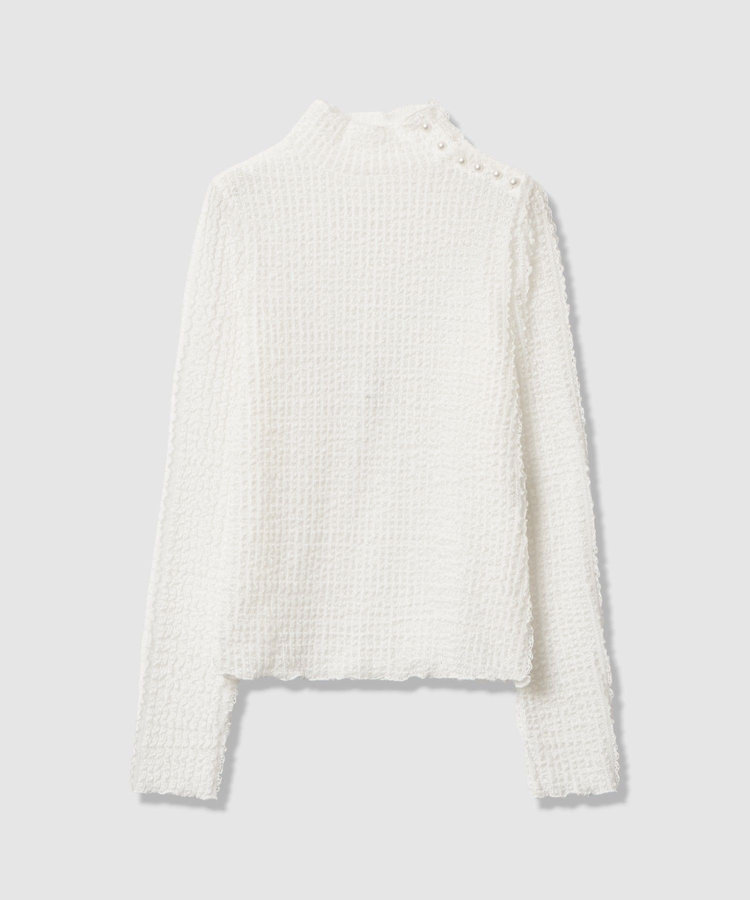 LOULOU WILLOUGHBY 【LOULOU WILLOUGHBY】ティアードラッセルプルオーバー オフホワイト (02)