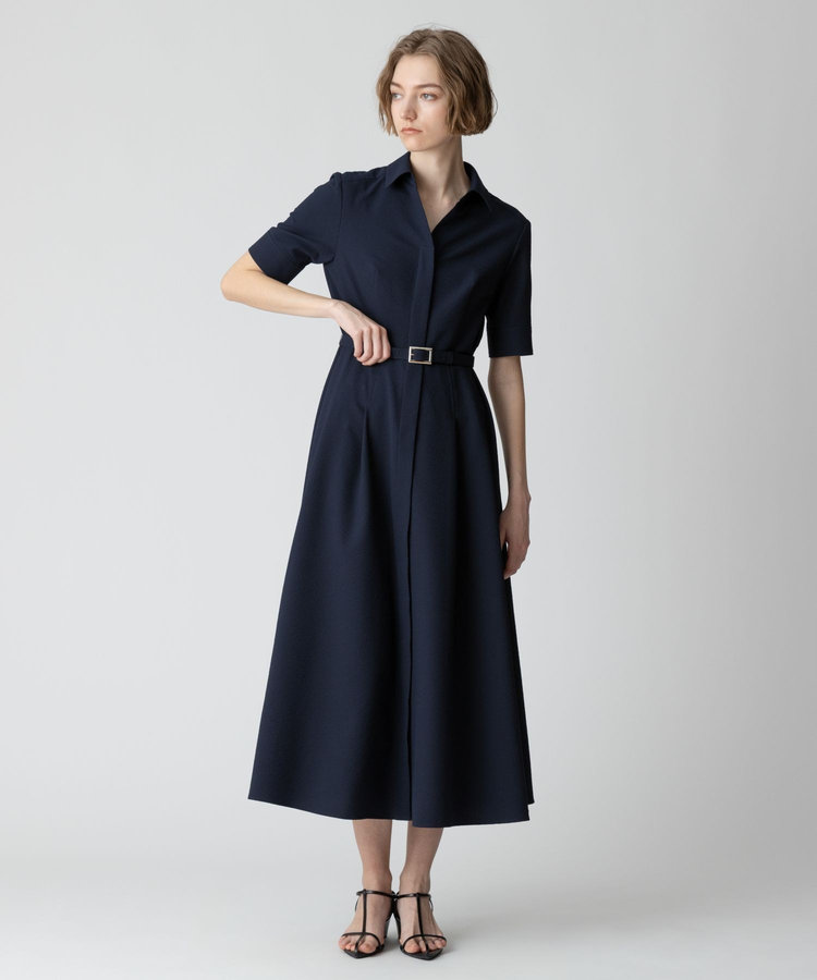 allureville サッカースキッパーシャツワンピース ネイビー (65)