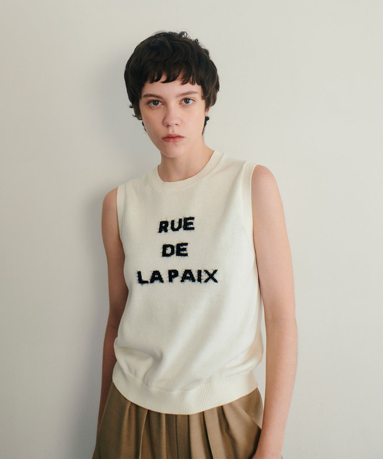 allureville シャギーラメインターシャプルオーバー オフホワイト (02)