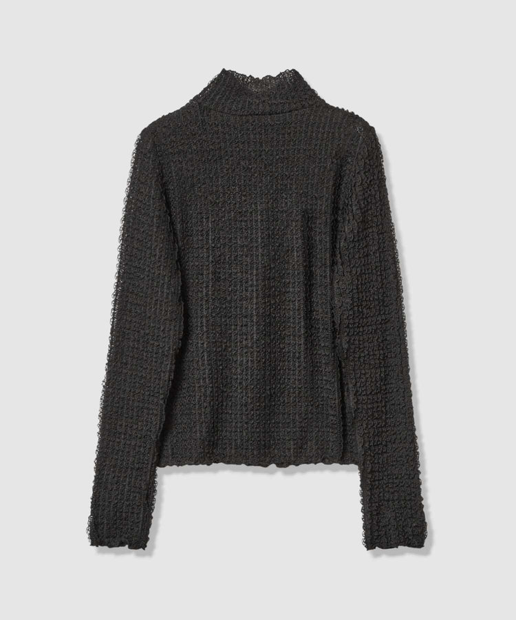 LOULOU WILLOUGHBY 【LOULOU WILLOUGHBY】ティアードラッセルプルオーバー ブラック (95)