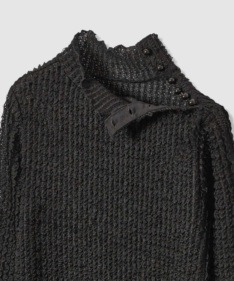 LOULOU WILLOUGHBY 【LOULOU WILLOUGHBY】ティアードラッセルプルオーバー ブラック (95)