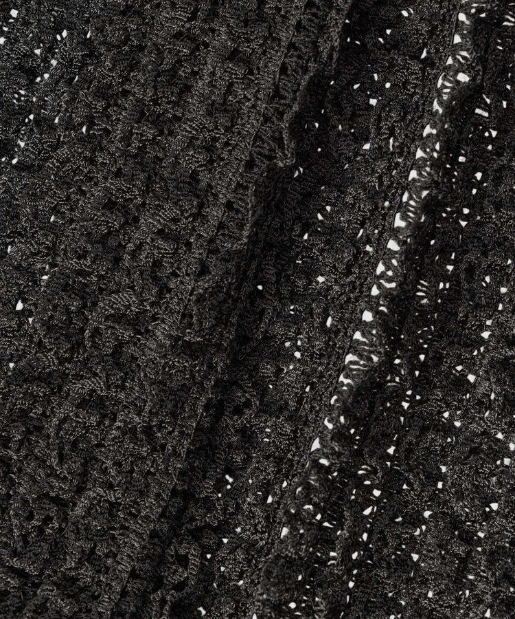 LOULOU WILLOUGHBY 【LOULOU WILLOUGHBY】ティアードラッセルプルオーバー ブラック (95)