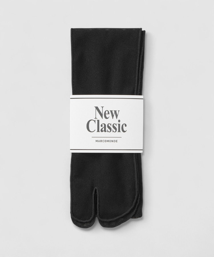 buying 【MARCOMONDE(マルコモンド)】TULLE TABI SOCKS ブラック (95)