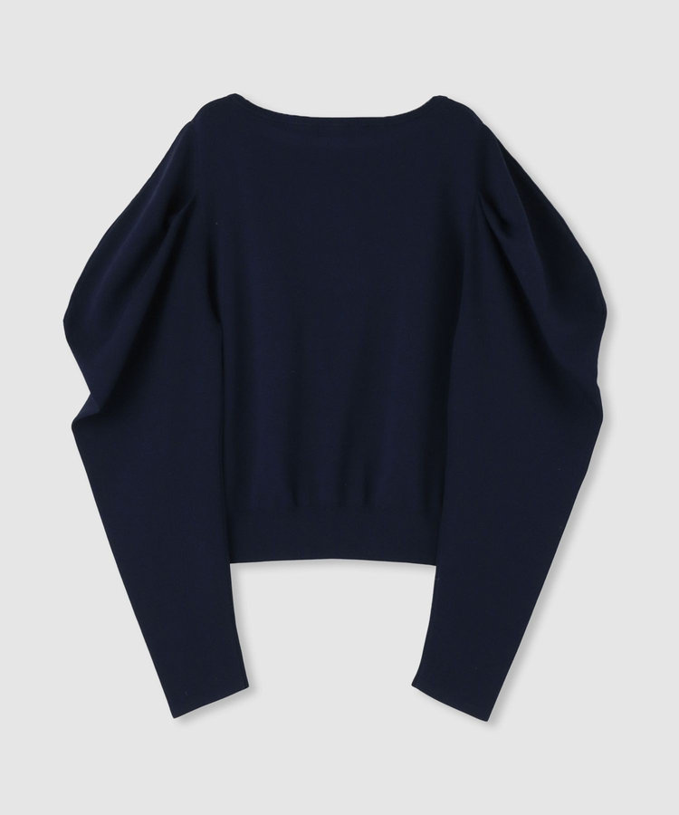 allureville ソウバリドレープスリーブプルオーバー ネイビー (65)