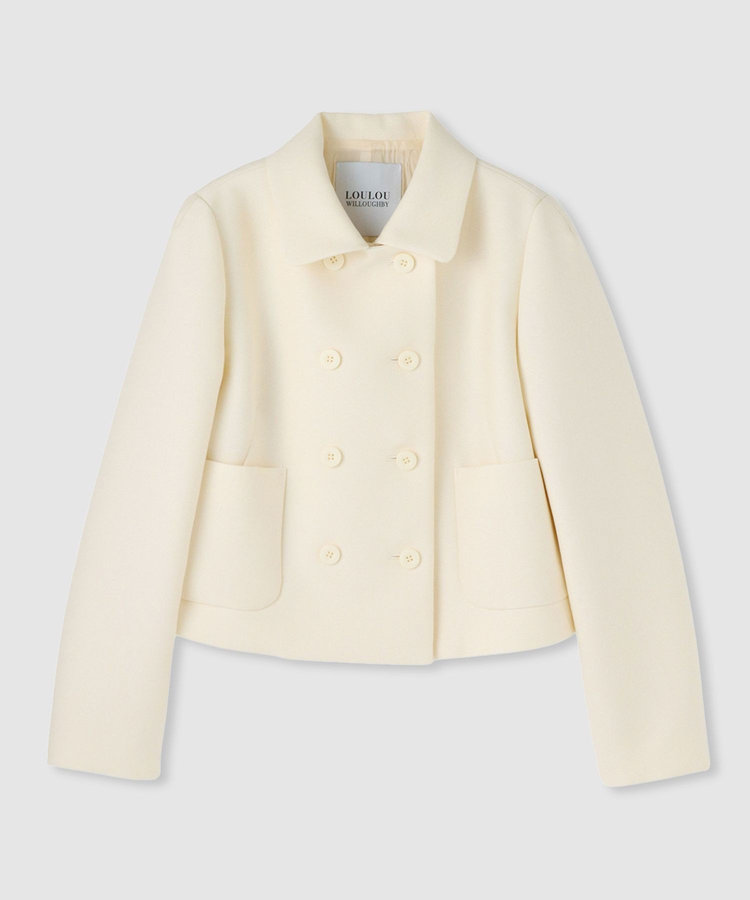 LOULOU WILLOUGHBY ホワイトジャケット LOULOU WILLOUGHBY】タキシードジャケット|allureville OFFICIAL