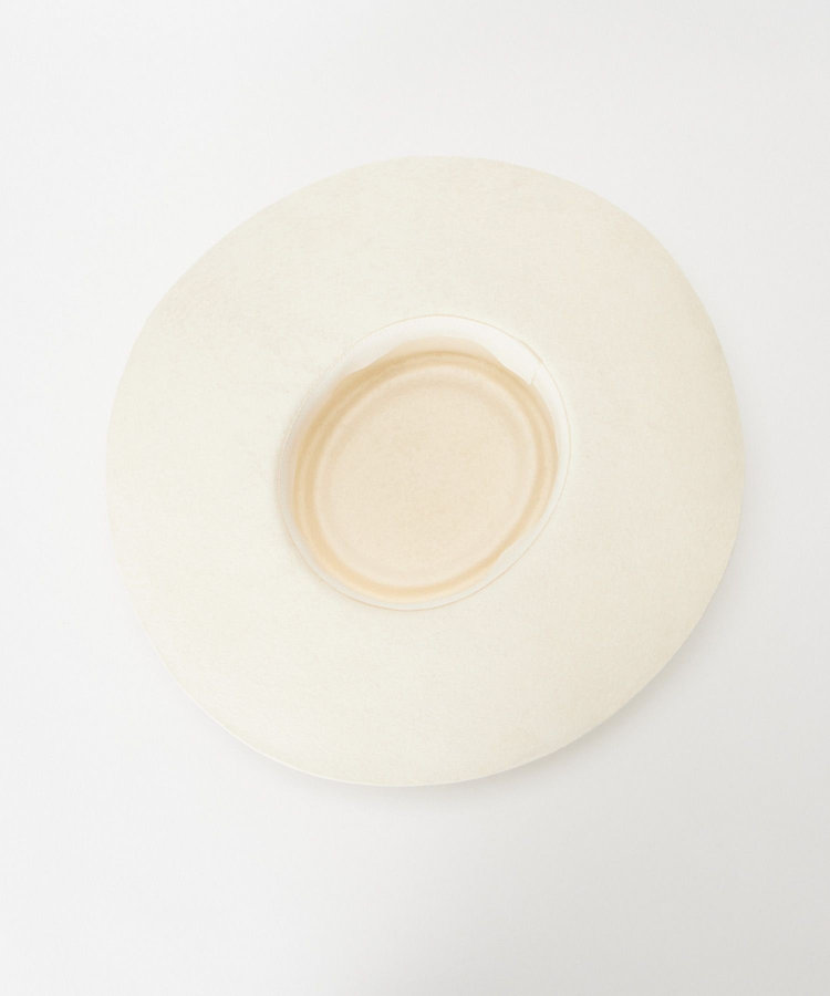 LOULOU WILLOUGHBY 【LOULOU WILLOUGHBY】ベロアリボンハット オフホワイト (02)