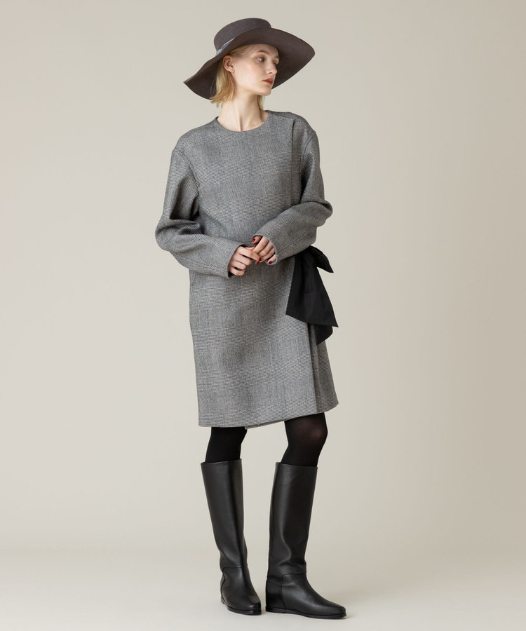 LOULOU WILLOUGHBY 【LOULOU WILLOUGHBY】ベロアリボンハット グレージュ (15)