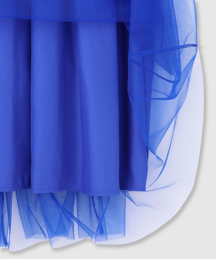 allureville ドッキングタックフレアワンピース ブルー (61)