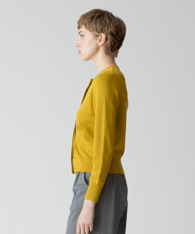 allureville ◇ ポケットクルーカーディガン イエロー (21)